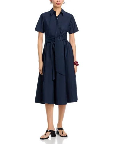 Toccin Megan Midi Shirtdress In Blue