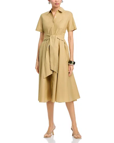 Toccin Megan Midi Shirtdress In Brown