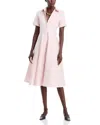Toccin Megan Shirt Dress In Pink