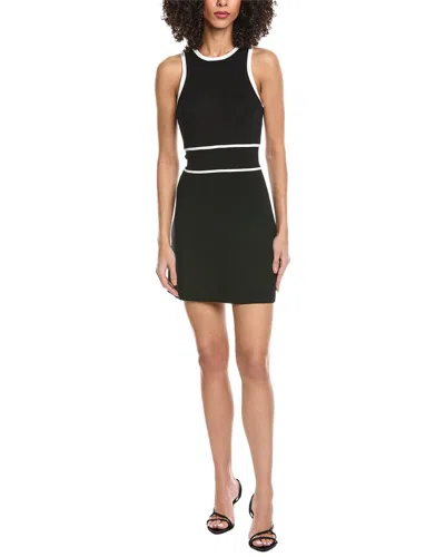 Toccin Meredith Racer Back Short Dress In Black