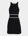 Toccin Meredith Racerback Mini Dress In Black