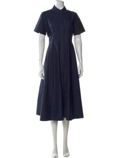 Pre-owned Toccin Midi Length Dress In Blue