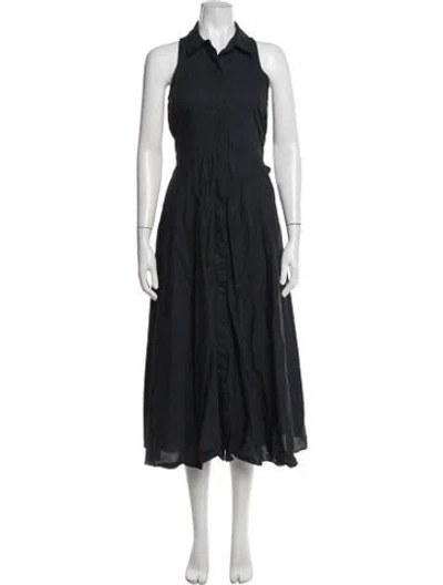 Pre-owned Toccin Midi Length Dress In Blue