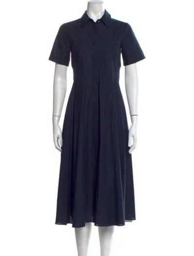 Pre-owned Toccin Midi Length Dress In Blue