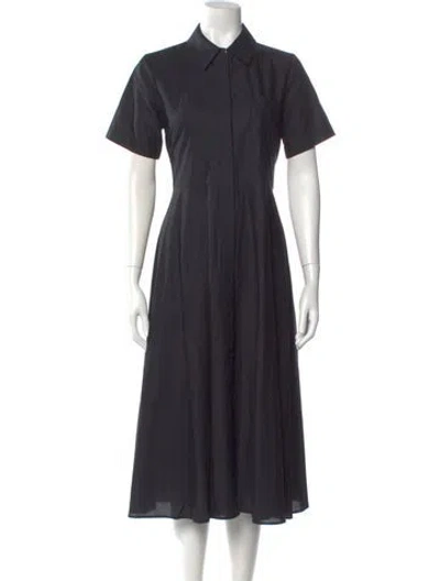 Pre-owned Toccin Midi Length Dress In Gray