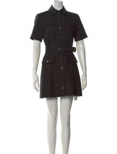 Pre-owned Toccin Mini Dress In Black