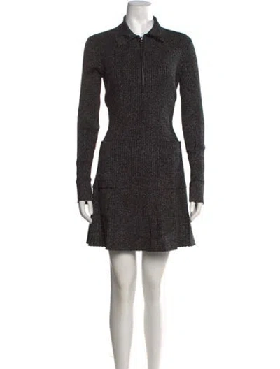 Pre-owned Toccin Mini Dress In Black