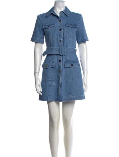 Pre-owned Toccin Mini Dress In Blue