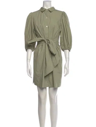 Pre-owned Toccin Mini Dress In Neutral