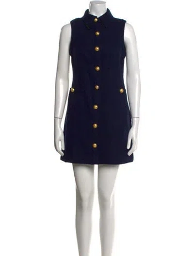 Pre-owned Toccin Mini Dress W/ Tags In Blue