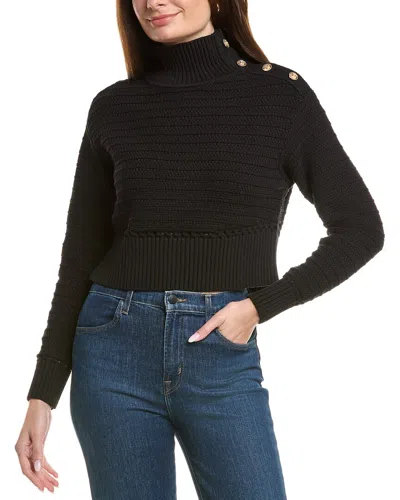 Toccin Mock Neck Pullover In Black