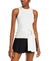 Toccin Women's Rib-knit Sleeveless Top In Optic