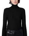 Toccin Nancy Turtleneck Sweater In Black