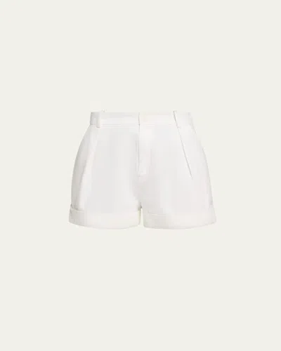 Toccin Nara Cuffed Shorts In White