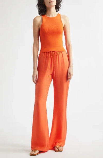 TOCCIN TOCCIN NELA DRAWSTRING FLARED PANTS