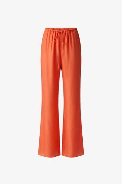 Toccin Nela Drawstring Flared Pull-on Pant In Black