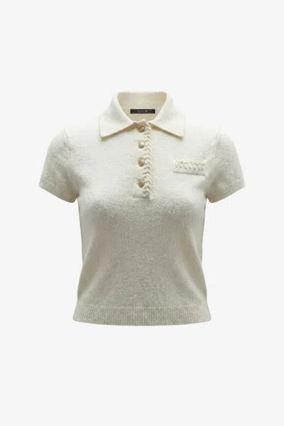 Toccin Nova Short Sleeve Polo In White