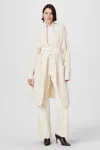 Toccin Olivia Cable Knit Cardigan In White