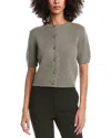 Toccin Pippa Wool & Cashmere-blend Cardigan In Gray