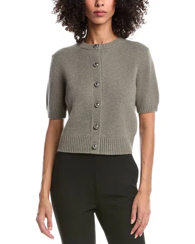 Toccin Pippa Wool & Cashmere-blend Cardigan In Gray
