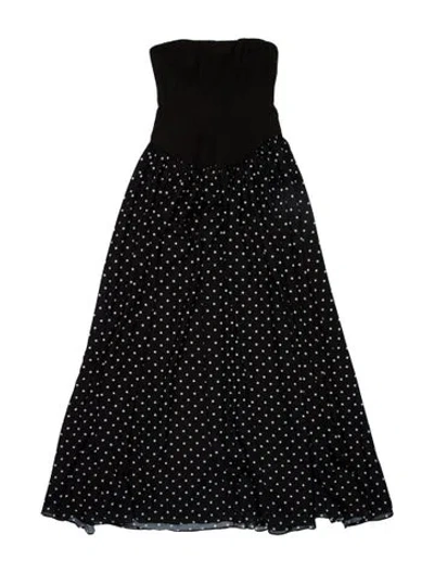 Pre-owned Toccin Polka Dot Print Long Dress In Multi