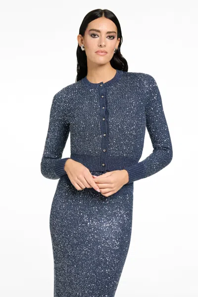 Toccin Pos - Mollie Classic Cardigan In Outerspace