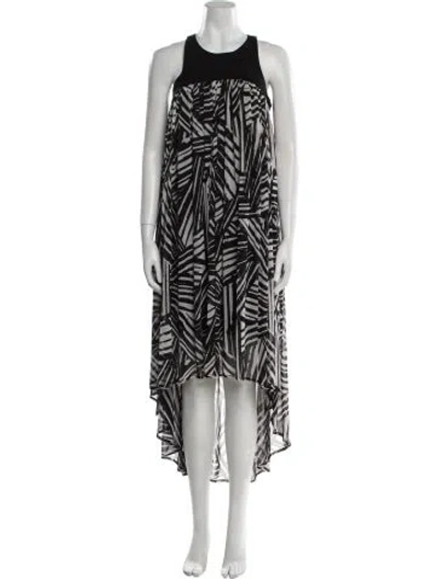 Pre-owned Toccin Printed Long Dress In Multi