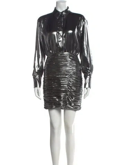 Pre-owned Toccin Printed Mini Dress In Multi
