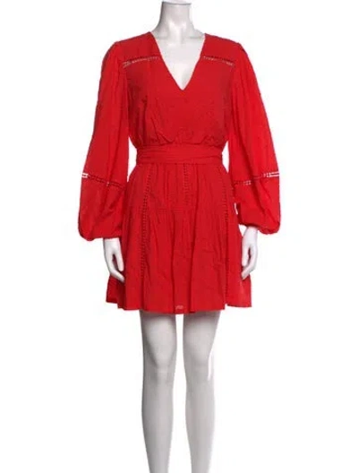 Pre-owned Toccin Printed Mini Dress In Pink