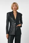Toccin Rory Single Button Blazer - Pos In Black