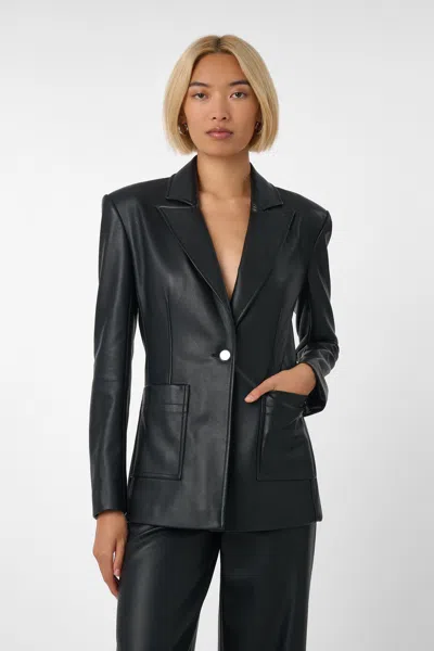 Toccin Rory Single Button Blazer - Pos In Black