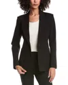 Toccin Rory Single Button Blazer In Jet In Black