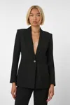 Toccin Rory Single Button Blazer In Jet In Black
