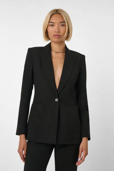 Toccin Rory Single Button Blazer In Black
