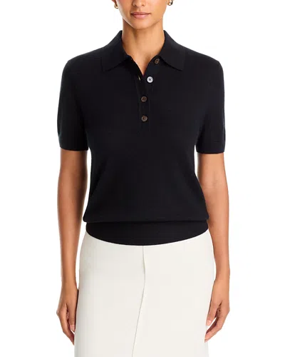 Toccin Rue Cashmere Polo Sweater In Blue