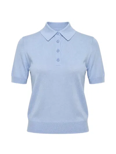 Toccin Rue Short-sleeve Polo Shirt In Blue