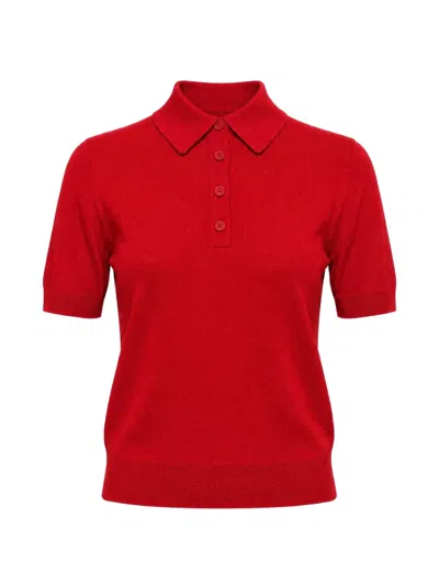 Toccin Rue Short-sleeve Polo Shirt In Red