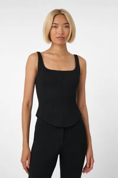 Toccin Ryder Sculpted Tank In Black