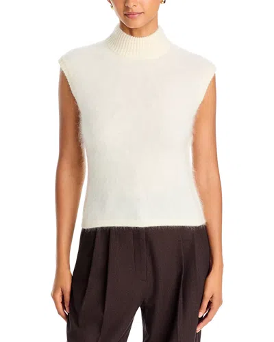 Toccin Sabina Cashmere Mock Neck Sweater In Green