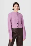 Toccin Samara Raglan Sleeve Cardigan In Purple