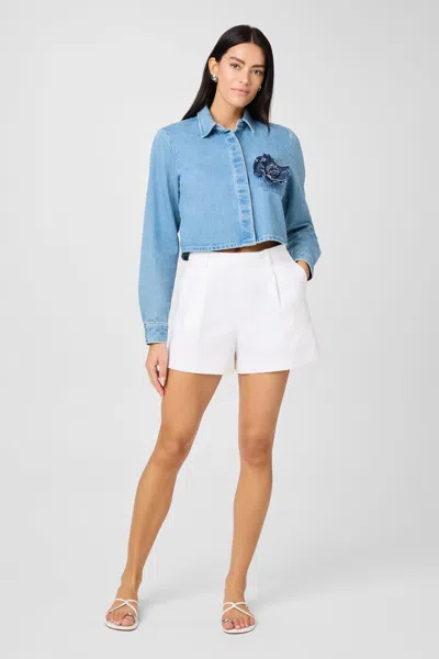 Toccin Savannah Denim Shorts In Blue