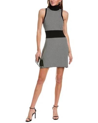 Toccin Shelby Mock Neck Mini Dress In Black