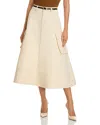 Toccin Shiloh Cargo Skirt In Parchment