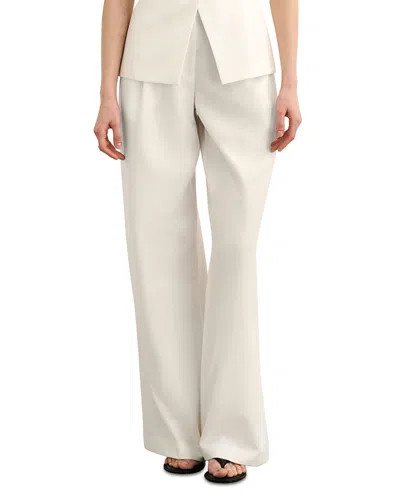Toccin Solara Wide Leg Trousers In White