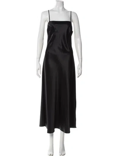 Pre-owned Toccin Square Neckline Long Dress W/ Tags In Black