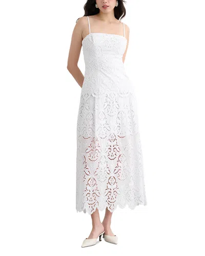 Toccin Stacy Midi Skirt In White