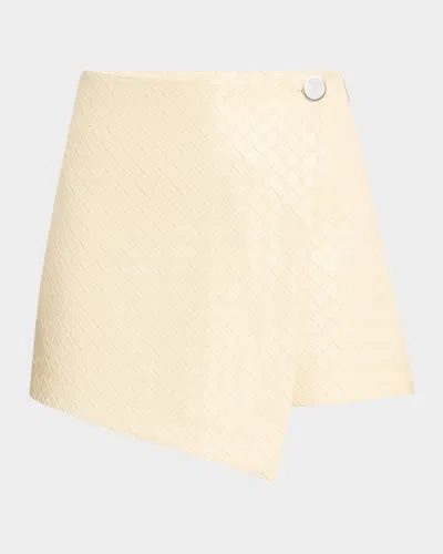 Toccin Stella Button Wrap Skort In Buttr