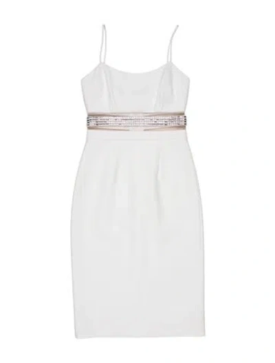 Pre-owned Toccin Strapless Knee-length Dress In Blue