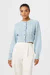 Toccin Summer Rita Cotton Cardigan In Blue