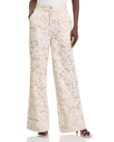 Toccin Suri Wide Leg Pants In White